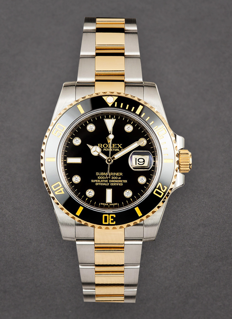 Pre-Owned Rolex Submariner 40mm n Steel with Black Ceramic Bezel