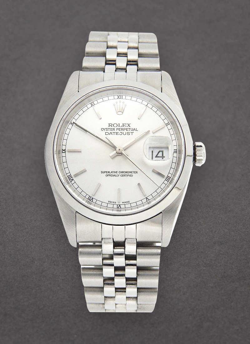 Pre-Owned Rolex Datejust 36mm in Steel with Domed Bezel