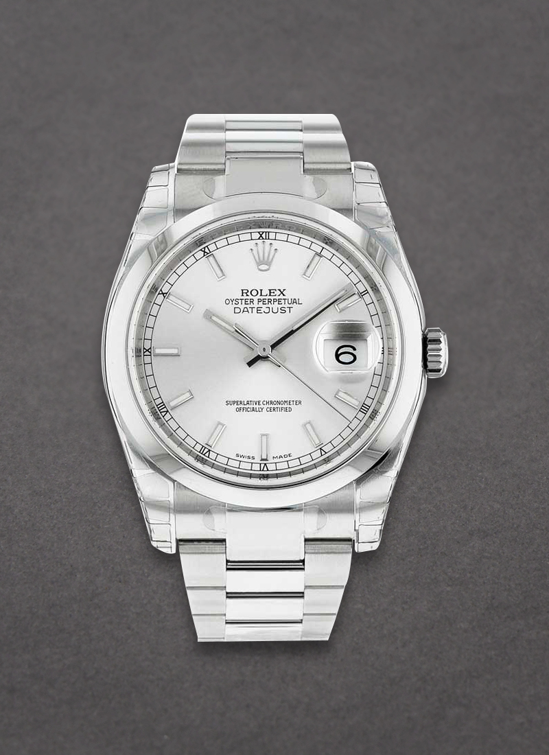 Pre-Owned Rolex Datejust 36mm in Steel with Domed Bezel