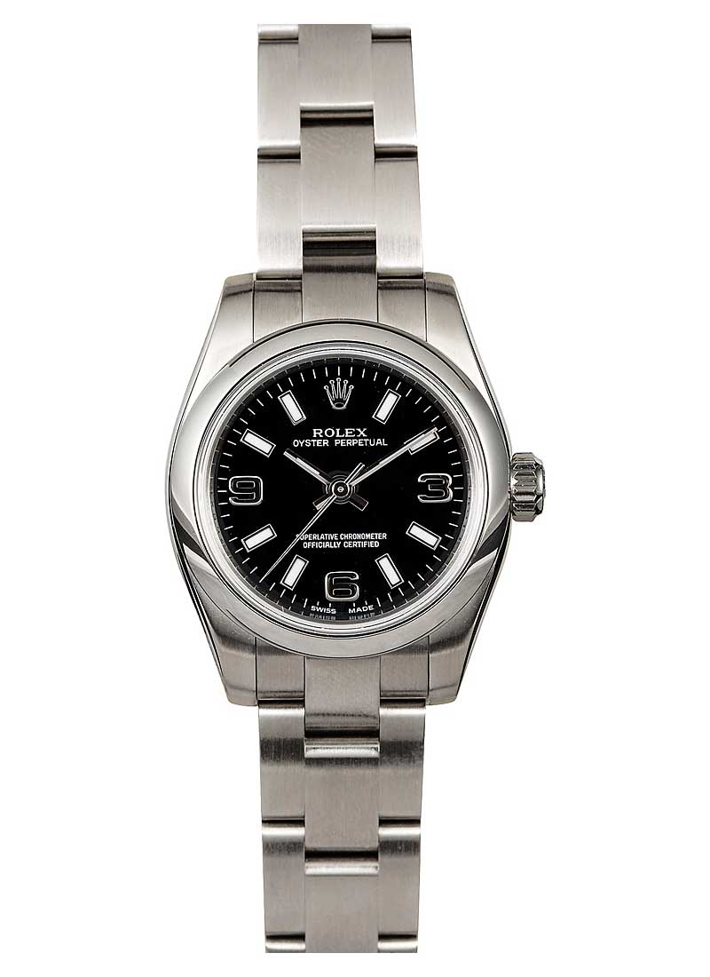 Pre-Owned Rolex Oyster Perpetual in Steel with Smooth Bezel