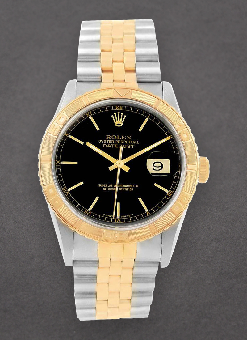 Pre-Owned Rolex 2-Tone Datejust 36mm with Yellow Gold Thunderbird Bezel