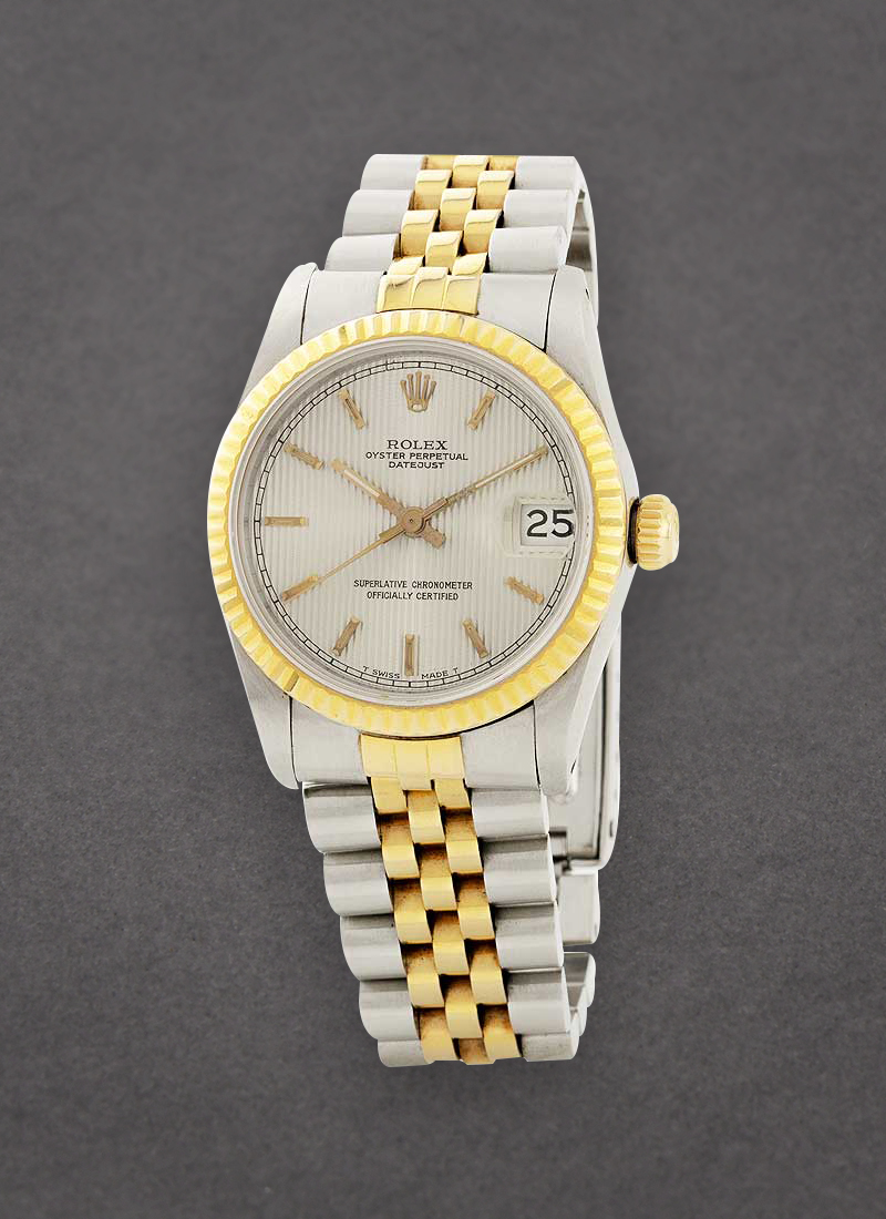 Pre-Owned Rolex 2-Tone Datejust 31mm with Fluted Bezel  