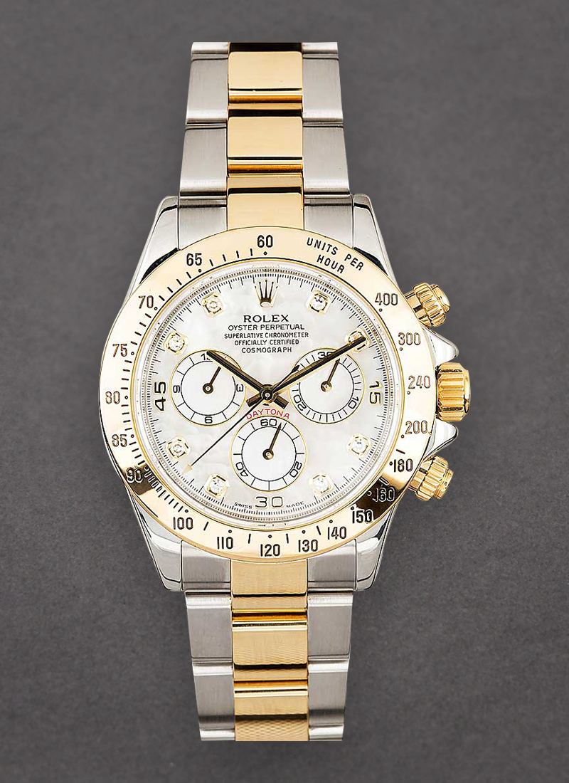 Pre-Owned Rolex Daytona 40mm in Steel with Yellow Gold Bezel