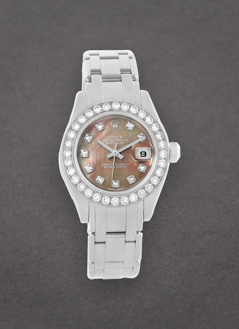 Pre-Owned Rolex Masterpiece 29mm in White Gold with Diamond Bezel