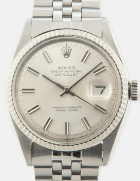 Pre-Owned Rolex Vintage Datejust 36mm in Steel with Fluted Bezel
