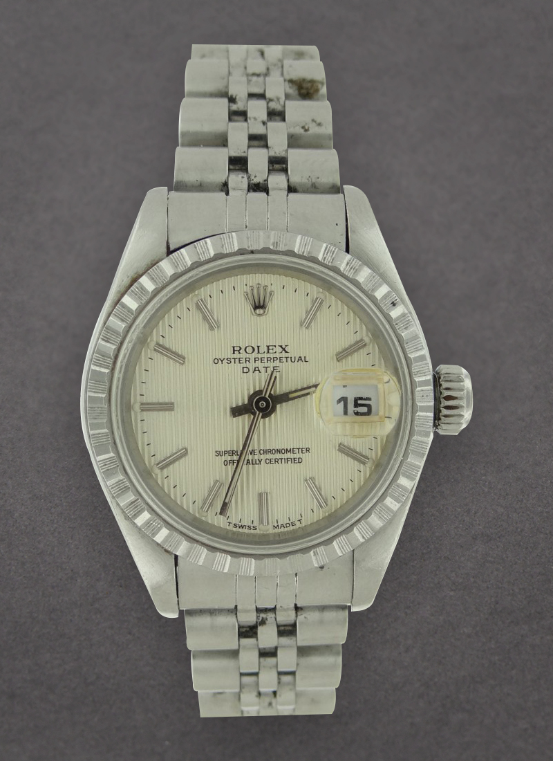 Pre-Owned Rolex Lady's Datejust 26mm -Engine Bezel