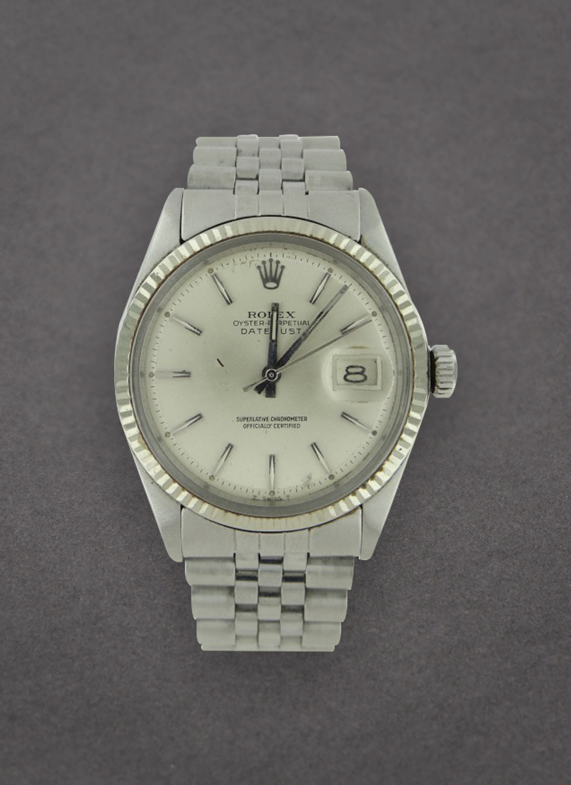 Pre-Owned Rolex Datejust 36mm in Steel with Fluted Bezel