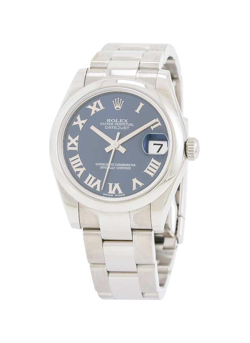 Pre-Owned Rolex MidSize DateJust in Steel with Domed Bezel