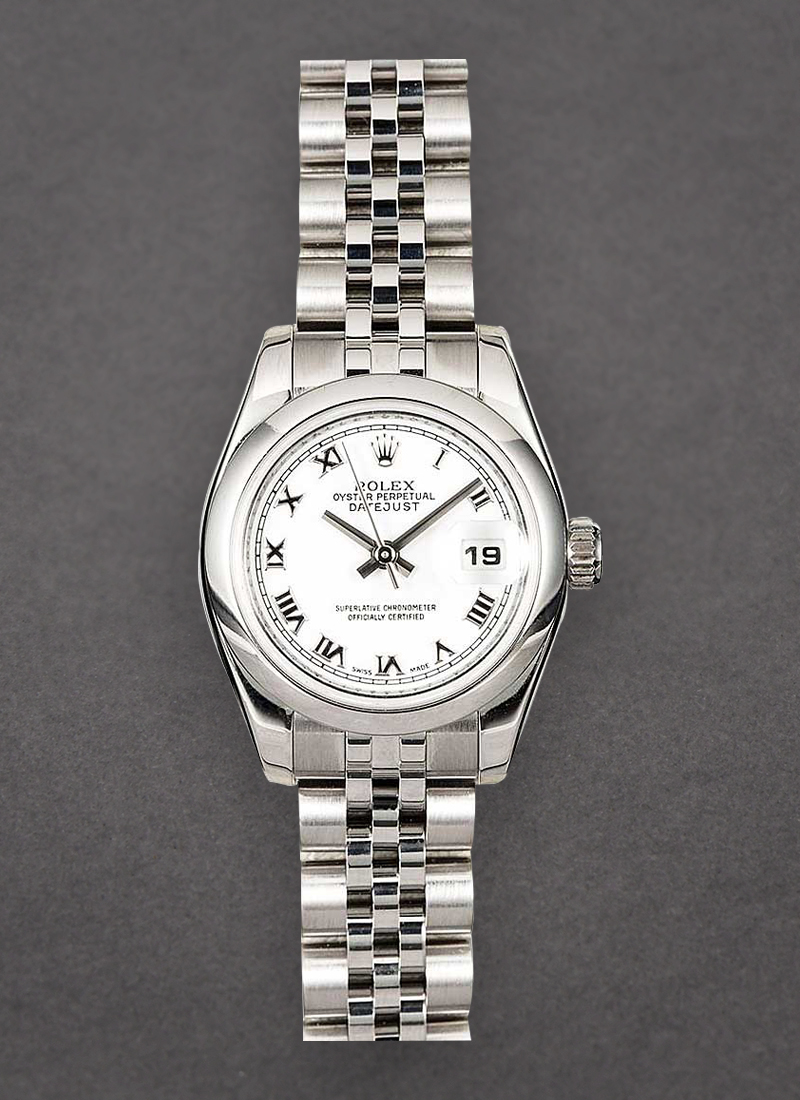 Pre-Owned Rolex Ladies Datejust 26mm in Steel with Smooth Bezel