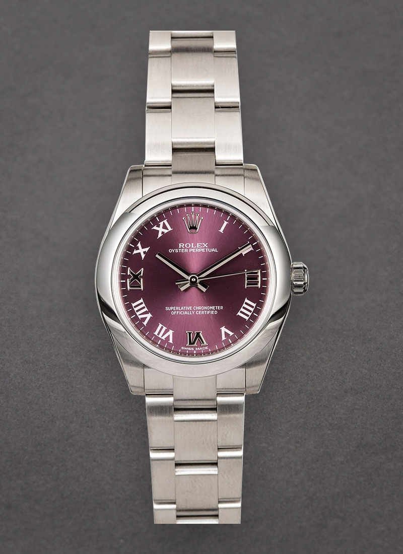 Pre-Owned Rolex Oyster Perpetual 31mm in Steel with Smooth Bezel