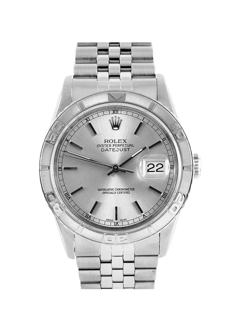 Pre-Owned Rolex Datejust 36mm with White Gold Thunderbird Bezel