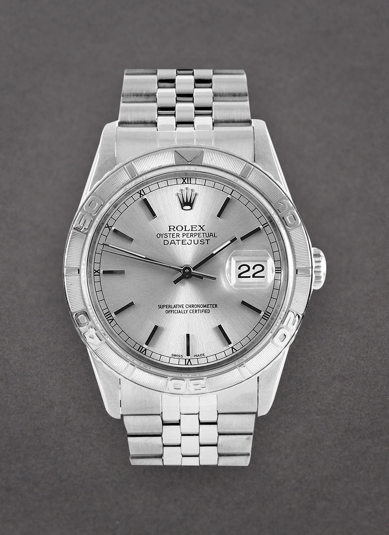 Pre-Owned Rolex Datejust 36mm with White Gold Thunderbird Bezel