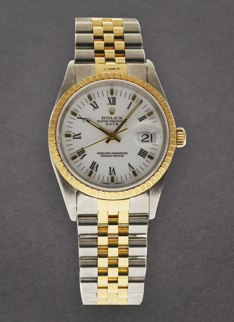 Pre-Owned Rolex 2-Tone Datejust 34mm