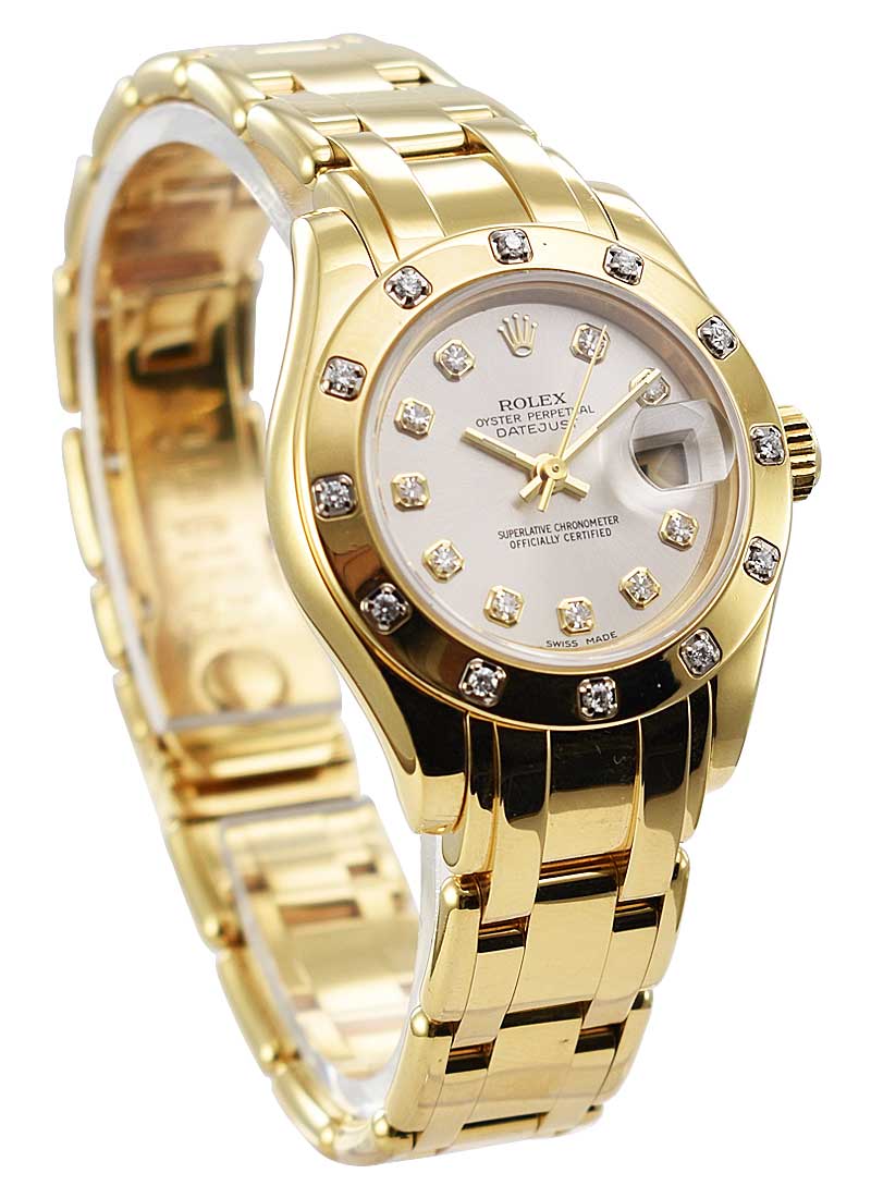 80318_used_silver_diamond Rolex Masterpiece Lady's Yellow Gold / 12 ...