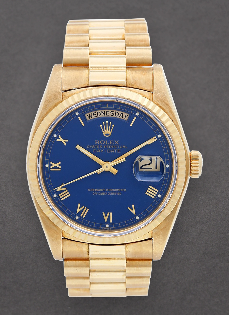 Pre-Owned Rolex President - Day-Date - 36mm - Yellow Gold with Fluted Bezel