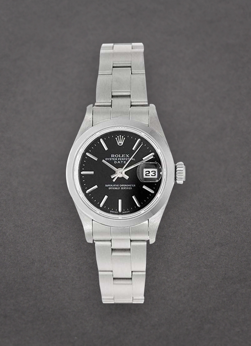 Pre-Owned Rolex Lady's Date in Steel with Smooth Bezel