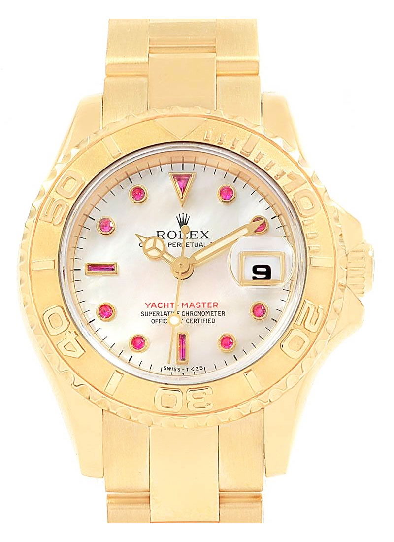 Pre-Owned Rolex Yacht-Master Small Size in Yellow Gold