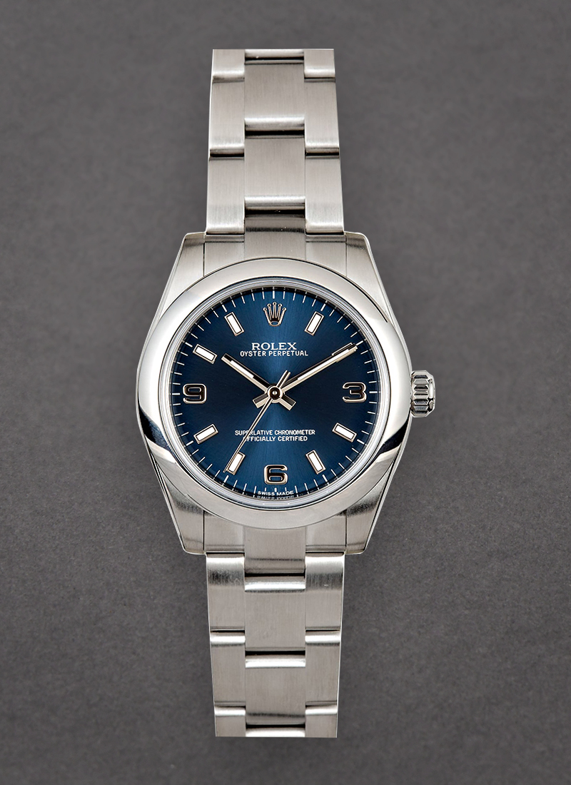 Pre-Owned Rolex Mid Size Oyster Perpetual in Steel with Domed Bezel