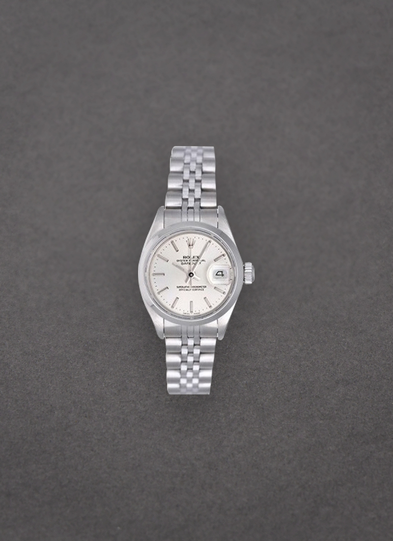 Pre-Owned Rolex Ladies Datejust in Steel with Smooth Bezel