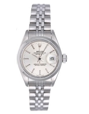 Pre-Owned Rolex Ladies Datejust in Steel with Smooth Bezel