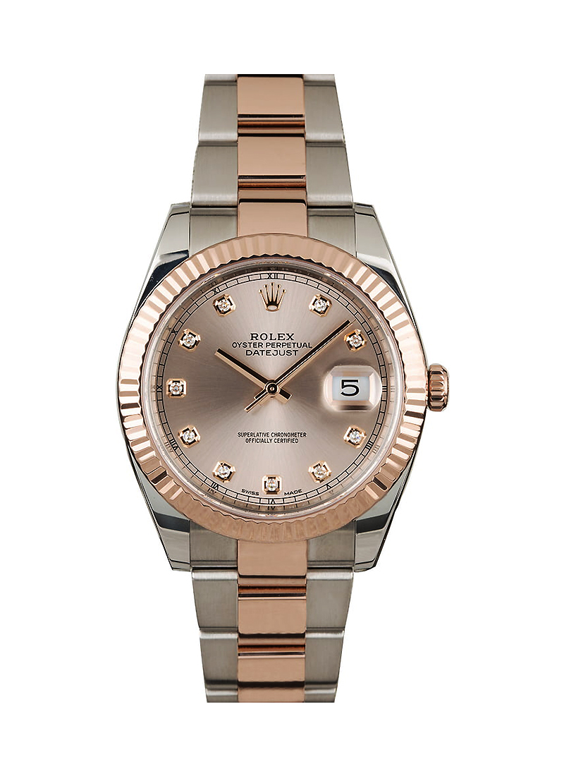 Pre-Owned Rolex 2-Tone Datejust || 41mm with Fluted Bezel   