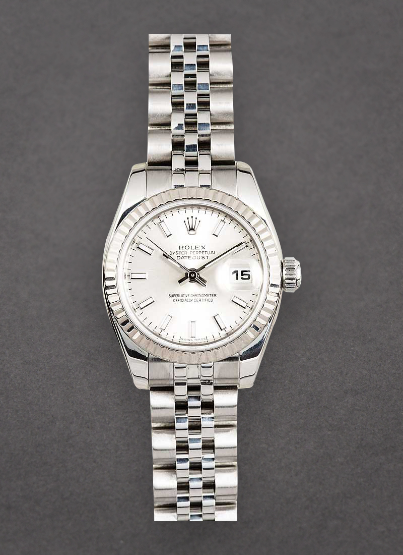 Pre-Owned Rolex Datejust Lady's in Steel with Fluted Bezel