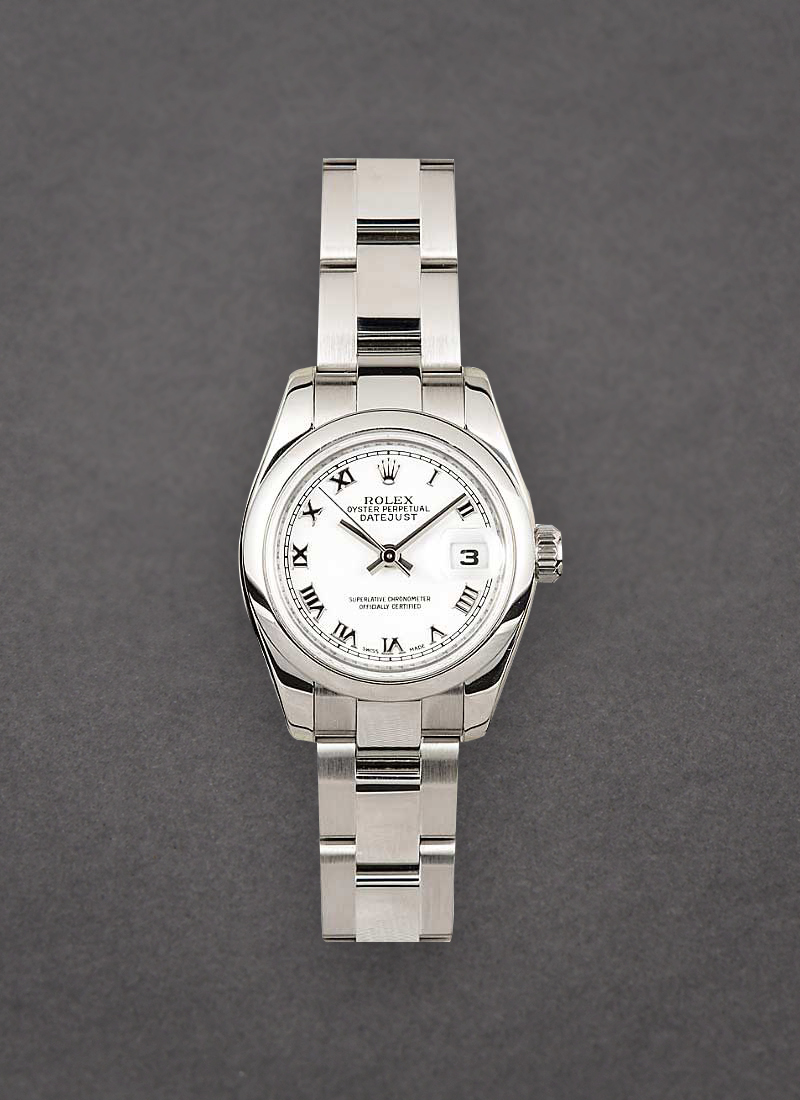 Pre-Owned Rolex Datejust Ladies 26mm in Steel with Smooth Bezel