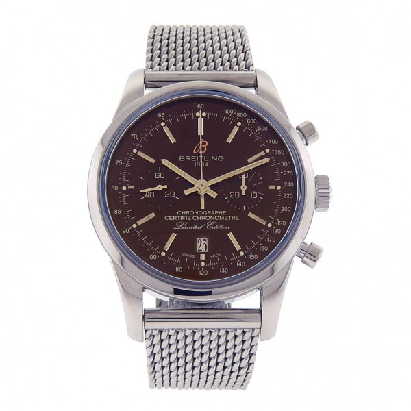 Breitling Transocean Chronograph 38mm Automatic in Steel