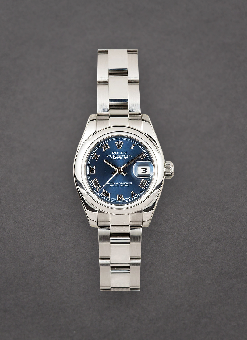 Pre-Owned Rolex Lady's Datejust in Steel with Smooth Bezel