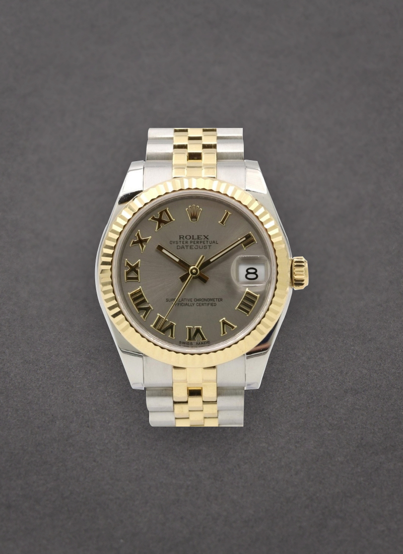 Pre-Owned Rolex Datejust - Steel with Yellow Gold - Fluted Bezel