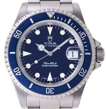 Submariner 40mm in Steel with Blue Bezel on Stainless Steel Bracelet with Blue Dial