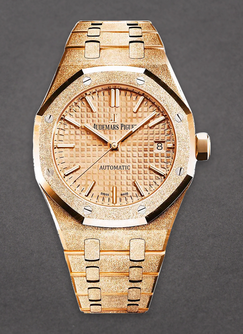 Audemars Piguet Royal Oak Frosted 37mm in Rose Gold