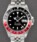 GMT-Master II 16710 - Steel with Black and Red Bezel on Jubilee Bracelet with Black Dial