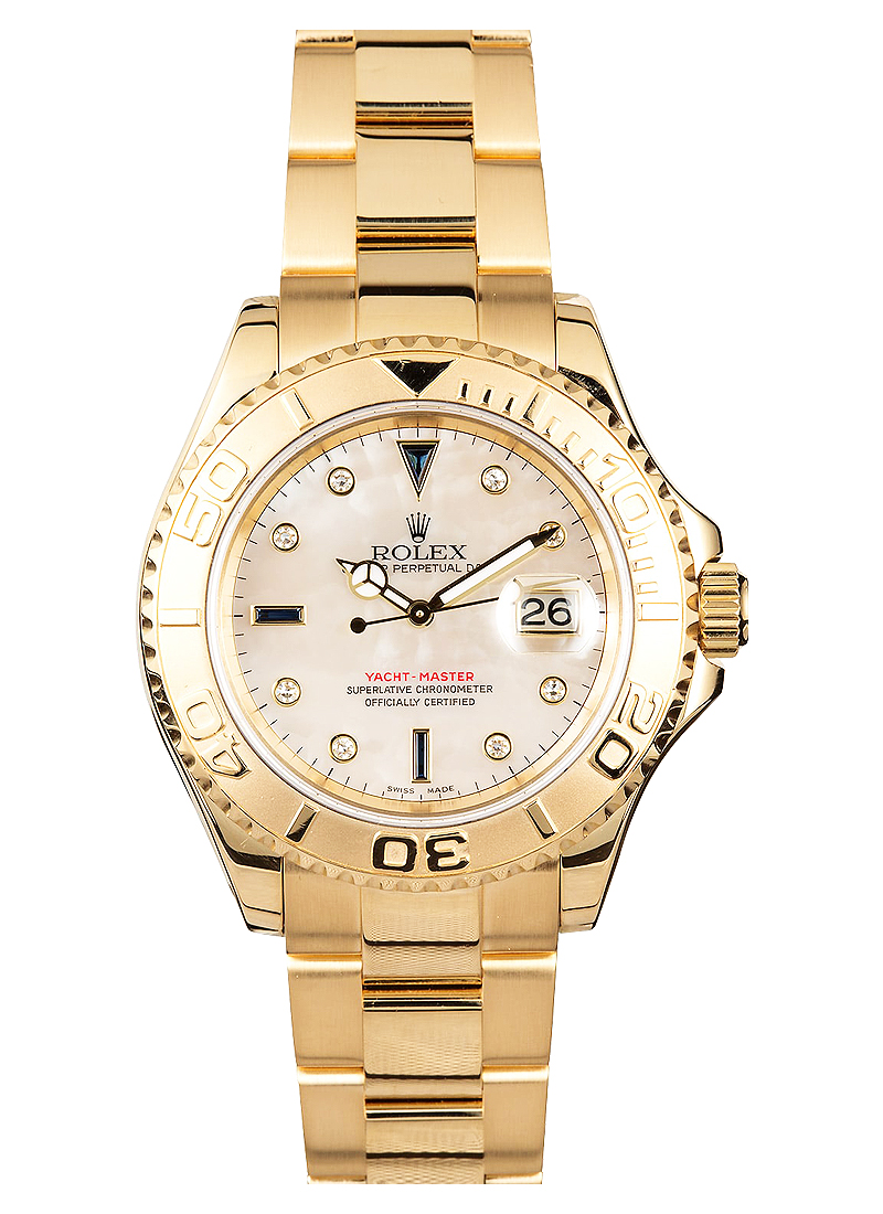 Pre-Owned Rolex Yacht-master Large Size in Yellow Gold