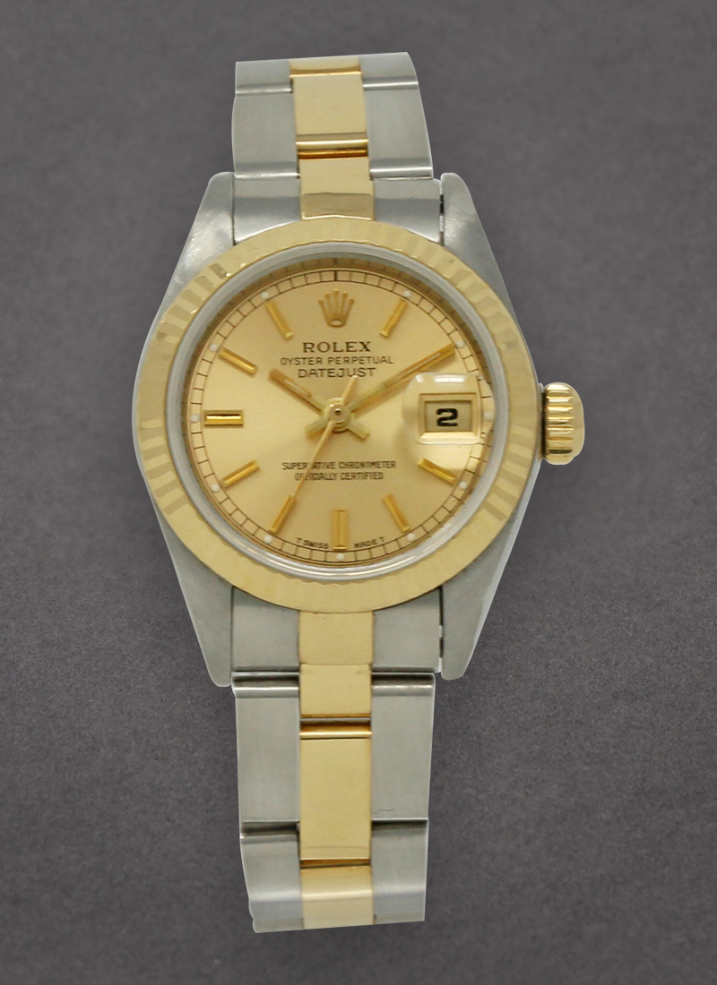 Pre-Owned Rolex Ladies - 2-Tone - Datejust - Fluted Bezel