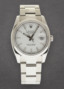 Pre-Owned Rolex 115200 Date 34mm in Steel with Domed Bezel 115200