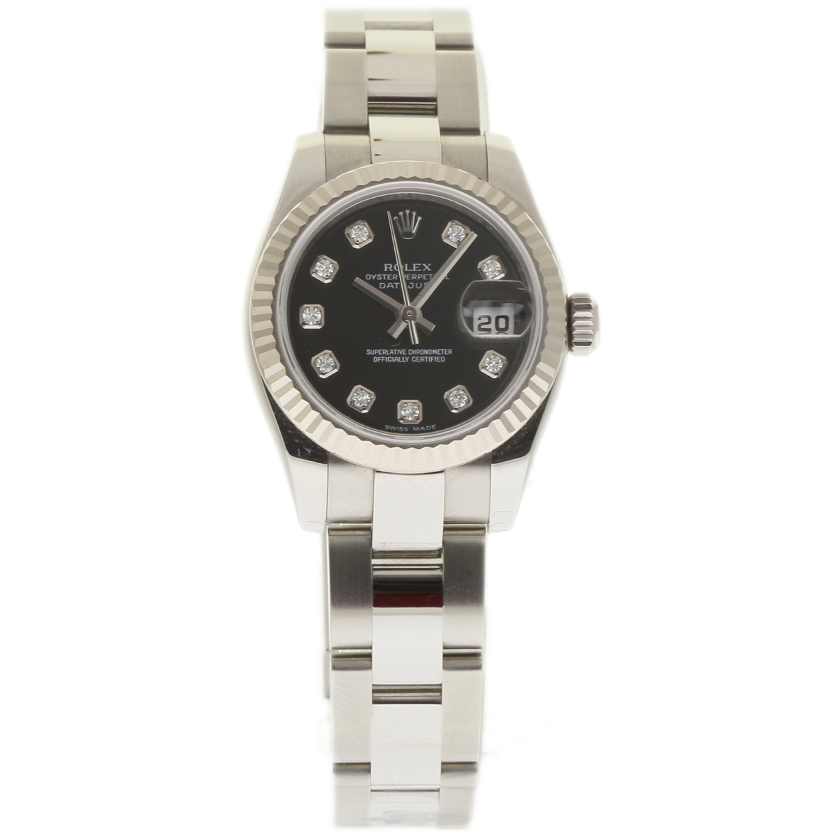 Pre-Owned Rolex Lady's Datejust in 2-Tone Fluted Bezel