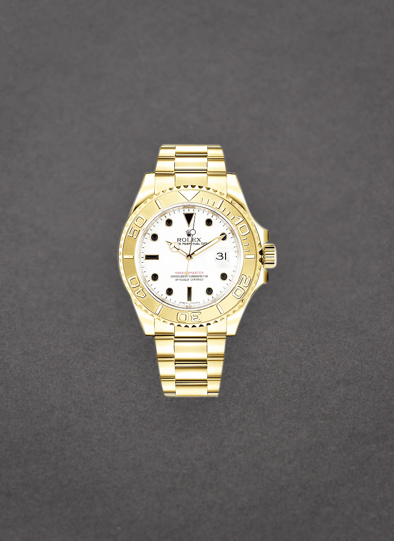 Rolex Unworn Yachtmaster in Yellow Gold 40mm