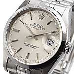 Datejust 36mm with Smooth Bezel Ref 16200 on Jubilee Bracelet - Silver Stick Dial