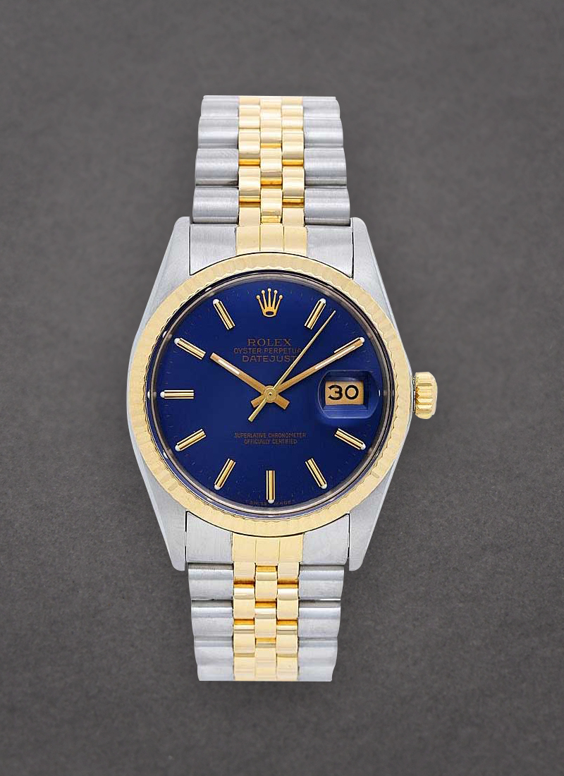 Pre-Owned Rolex 2-Tone Datejust 36mm with Yellow Gold Fluted Bezel