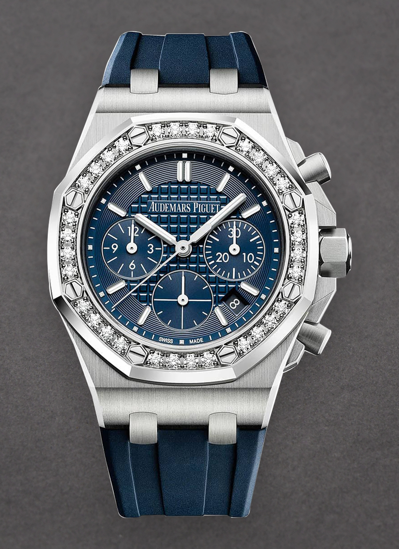 Audemars Piguet Royal Oak Offshore Chronograph in Steel with Diamond Bezel