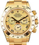Daytona in Yellow Gold with Rare Champagne Mother of Pearl Dial on Oyster Bracelet - Rolex Moement