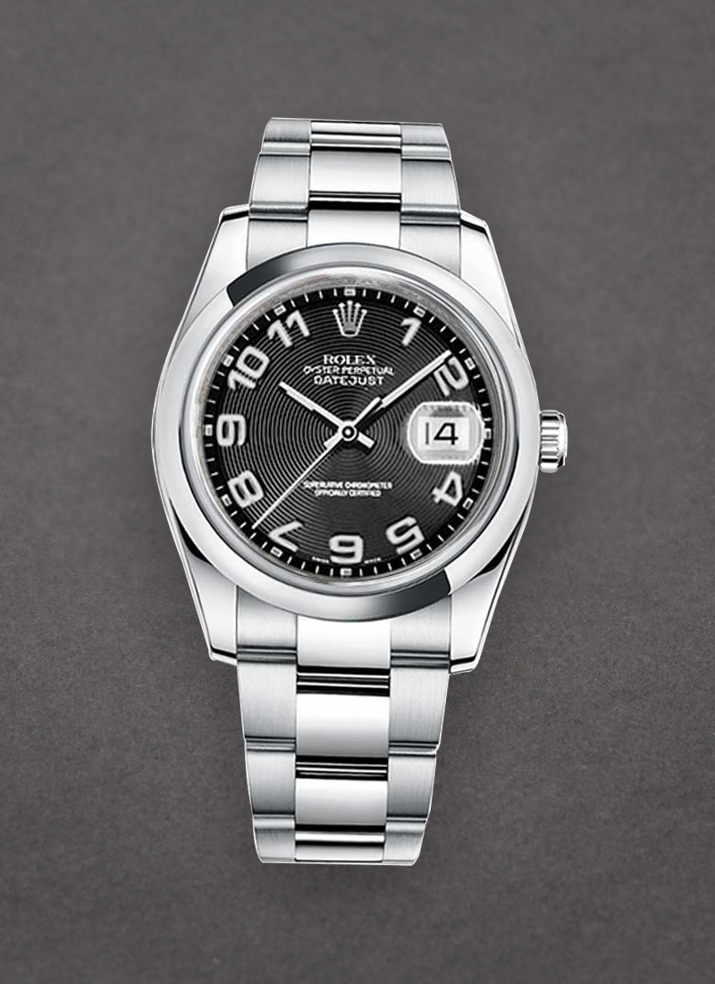 Pre-Owned Rolex Datejust 36mm in Steel with Smooth Bezel