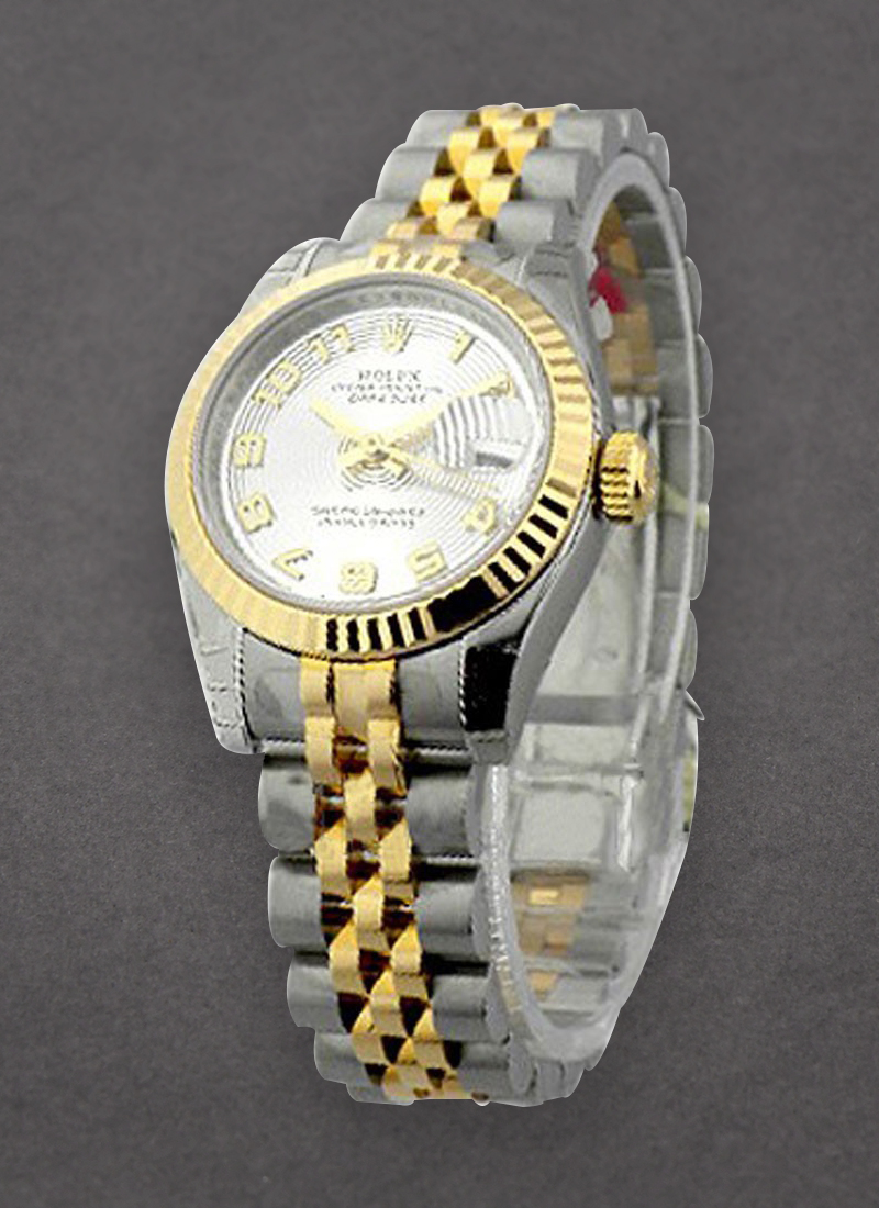 Pre-Owned Rolex Datejust 26mm in Steel with Yellow Gold Domed Bezel