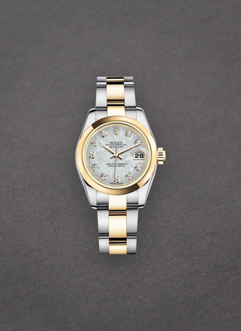 Pre-Owned Rolex Ladies Datejust 26mm in Steel with Yellow Gold Domed Bezel 