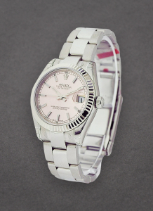 Pre-Owned Rolex 178274 Mid Size Datejust 31mm in Steel with Fluted Bezel 178274