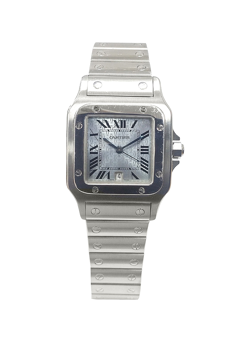 W20067D6 Cartier Santos Galbee Steel | Essential Watches