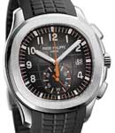 Aquanaut 5968A-001  Automatic in Stainless Steel On Black Rubber Strap with Black Arabic Dial