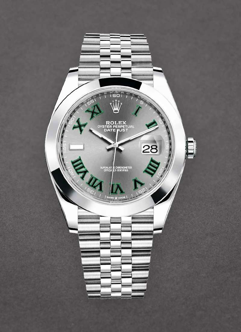 Rolex Unworn Datejust 41mm in Steel with Smooth Bezel