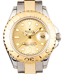 Yacht-Master 2-Tone Small Size 29mm on 2- Tone Oyster Bracelet with Champagne Dial